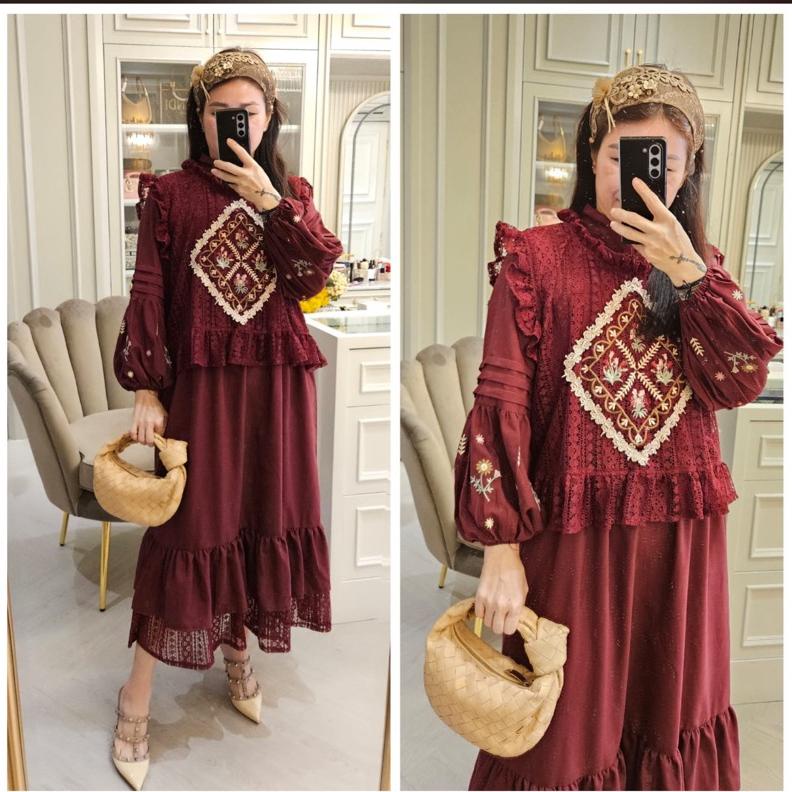 Premium Gamis Midi Meijiwang Prermium