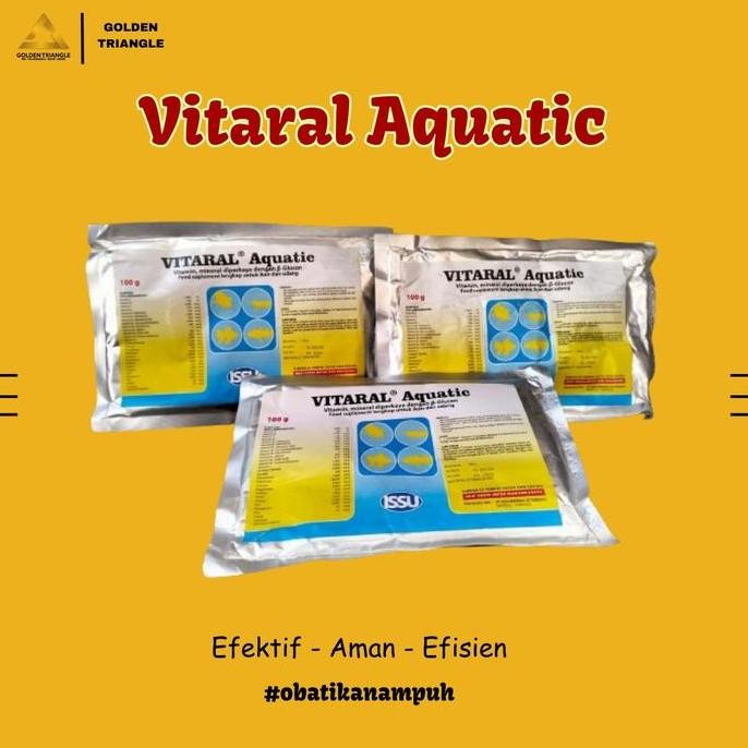 Terlaris Vitaral Aquatic Vitamin Mineral Untuk Pertumbuhan Ikan