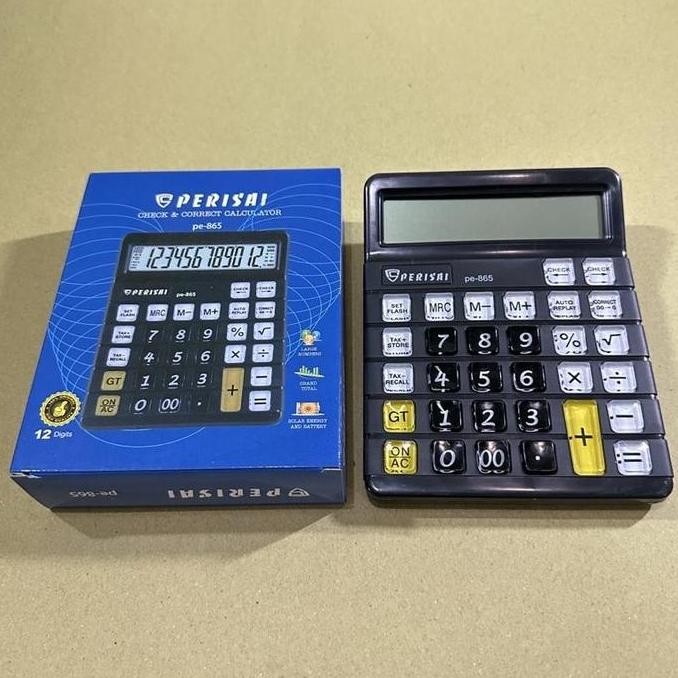 

Calculator Kalkulator Perisai 12 digit PE-865 Termurah