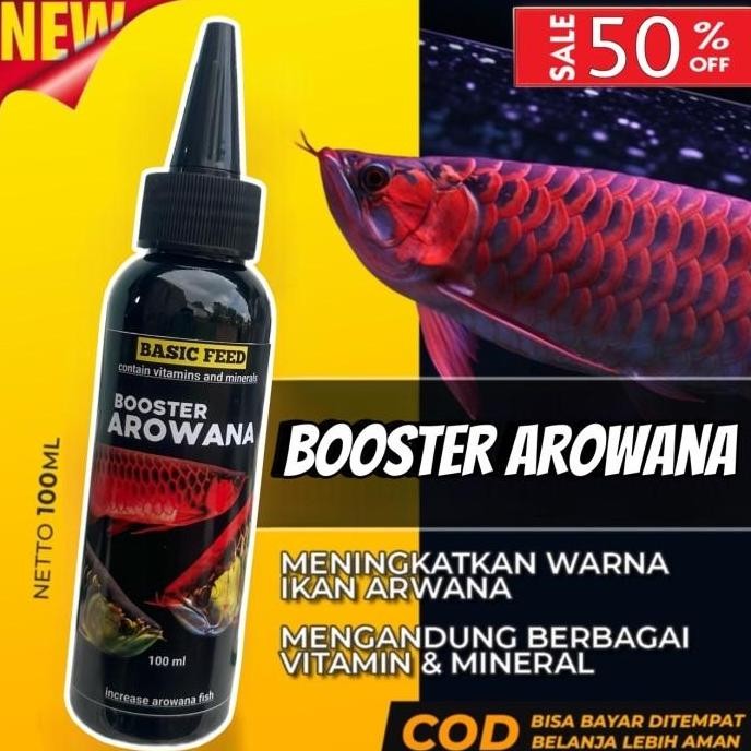 Terlaris Vitamin Booster Ikan Arowana | Meningkatkan Warna Ikan Arwana Super