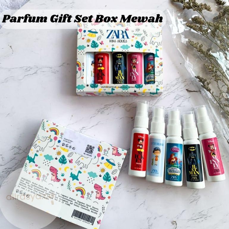 Parfum Gift Set Zara Kids | 1 Box isi 5 Botol