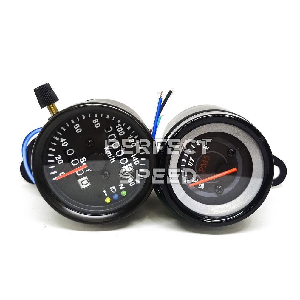 [ PAKET ] FUEL METER + SPEEDOMETER VARIASI BLACK UNIVERSAL