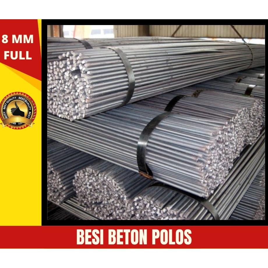 NEW Besi Beton POLOS 8MM Full