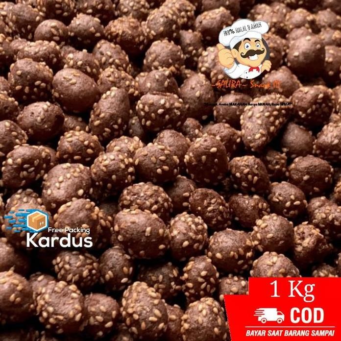 

Terlaris [1Kg] Ciput Wijen Coklat / Onde Mini Kuning | Snack Kiloan Murah - Salira Snack - Makanan Ringan / Gratis Ongkir
