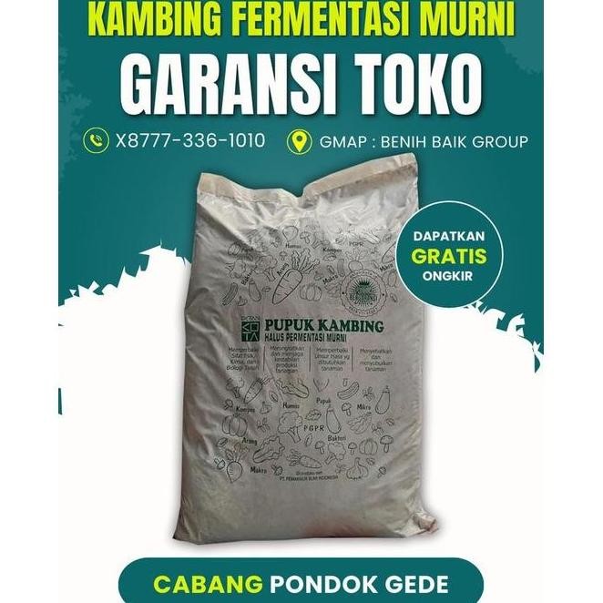 Terlaris Ankn Pupuk Kandang Kambing Organik Setia Tani -Grosir Pondokgede