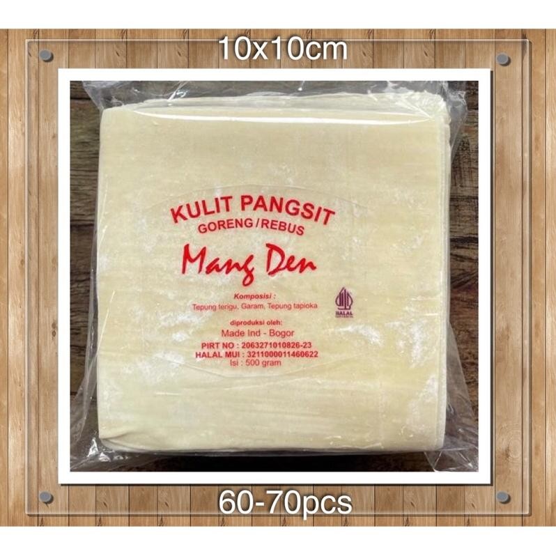 

Diskon Kulit Pangsit Siomay / Dimsum 500 Gr Frozen ( 60-70 Lembar/Pack) Kotak 10X10 Cm Berkualitas