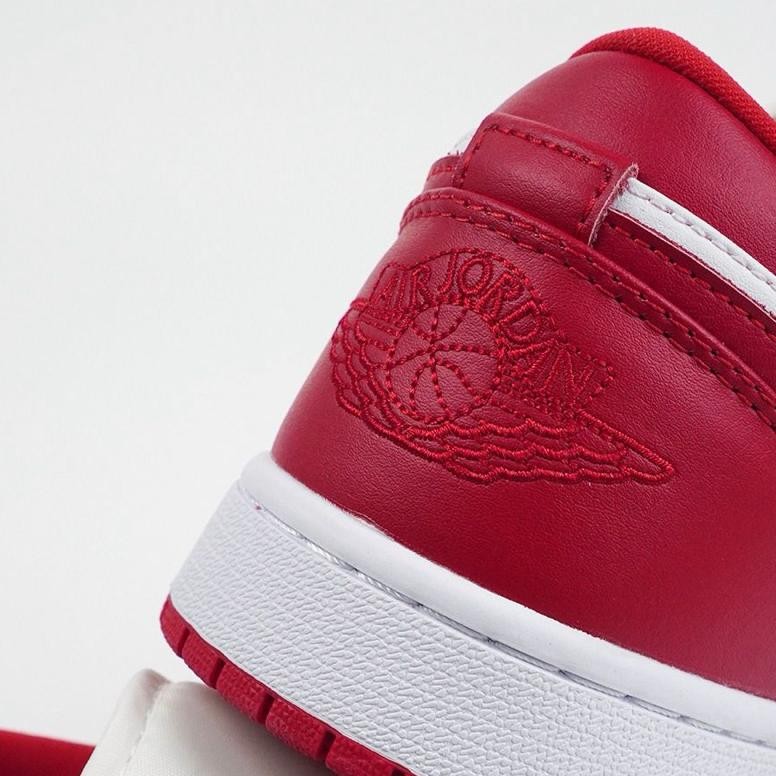 Ready Nike Air Jordan 1 Low Gym Red White Red Authentic