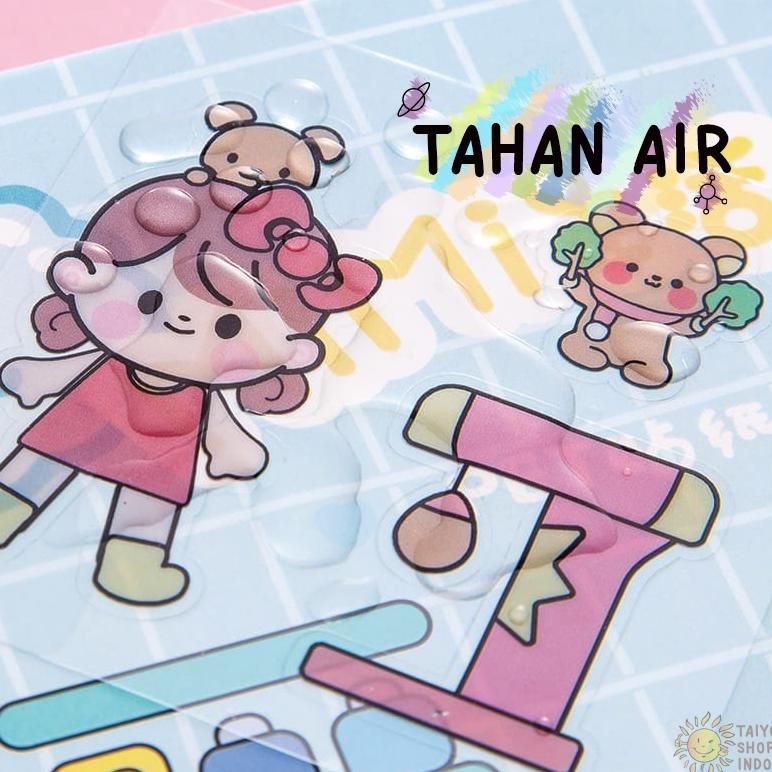

[original] sticker aesthetic sanrio labubu 2d stiker pack isi 100 lembar karakter korea waterproof deco [terlaris] [terbaik]