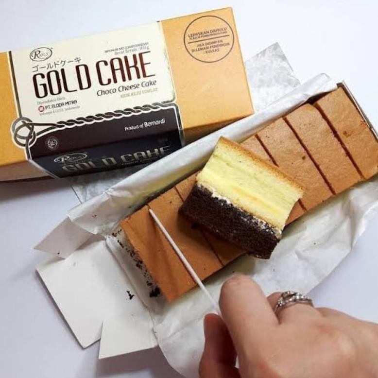 

Rious Gold Cake Choco Cheese Cake Mini - Berat 200 Gr nUg