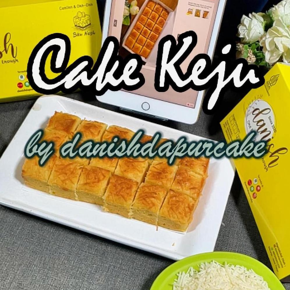 

Danish Cake Keju 20x10 (18 potong) Panggang Cemilan Oleh-Oleh by danishdapurcake nUg