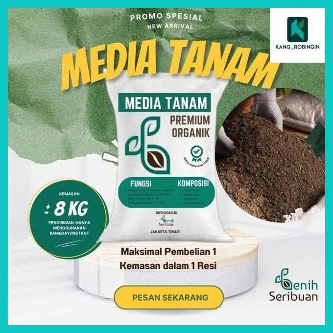 

Terlaris Bing^ Media Tanam Organik Premium Tanah Subur Sekam Bakar Cocopeat Pupuk Kandang Via Instant/Sameday/Kargo Maksimal 1 Pack
