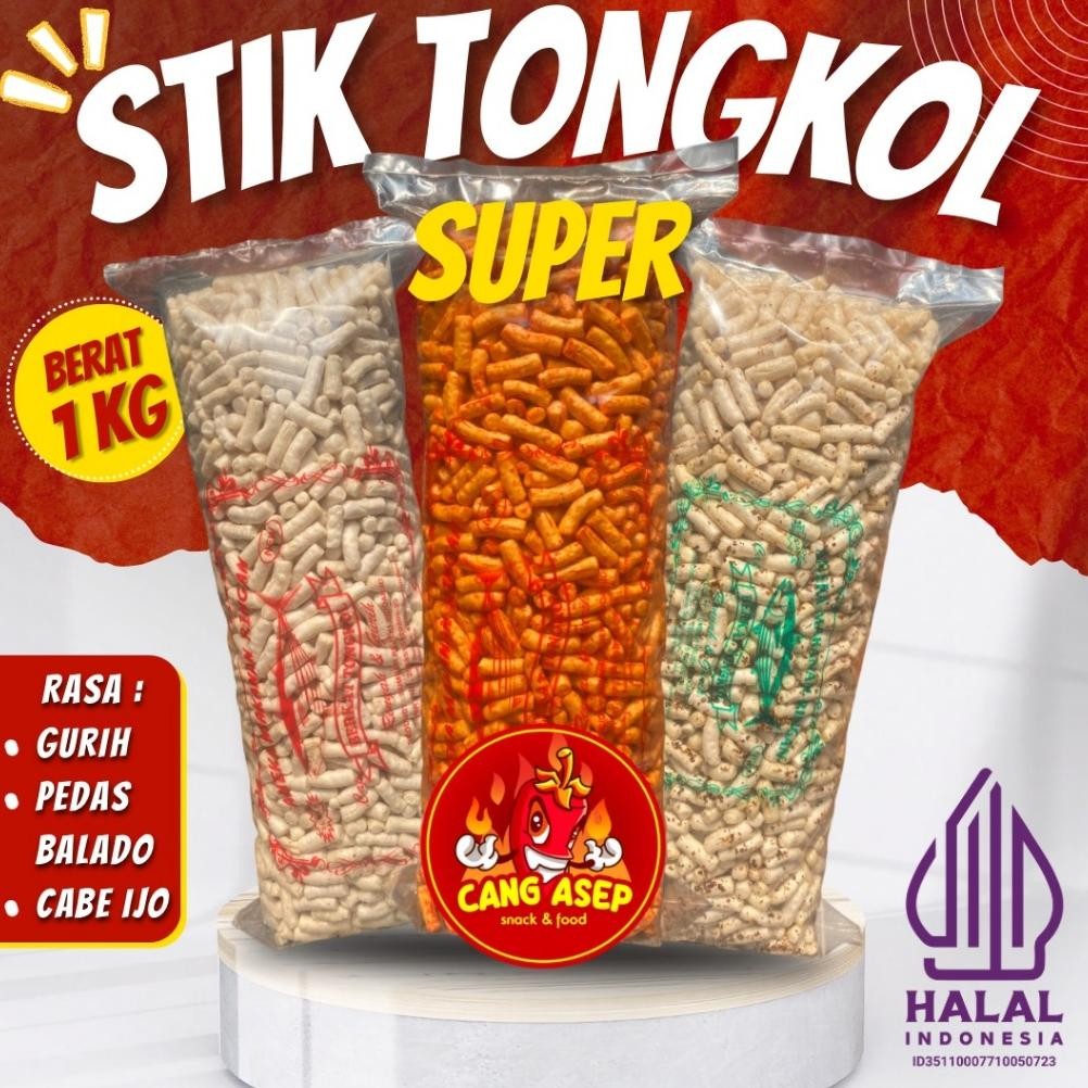 

Stik Tongkol Super 1KG - Makanan Ringan Cemilan Snack Food Gurih Pedas Balado AST nUg
