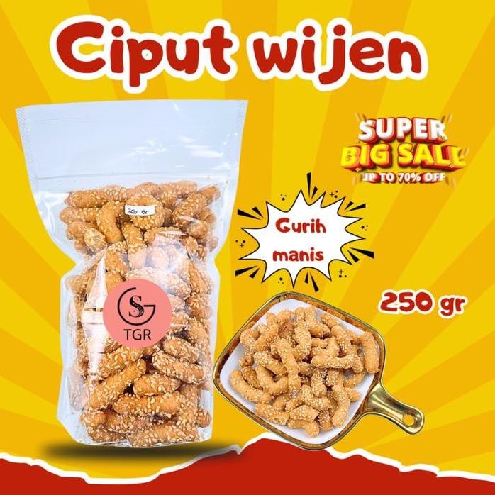 

Terlaris 250Gr Keciput Wijen Ketan Gurih Manis