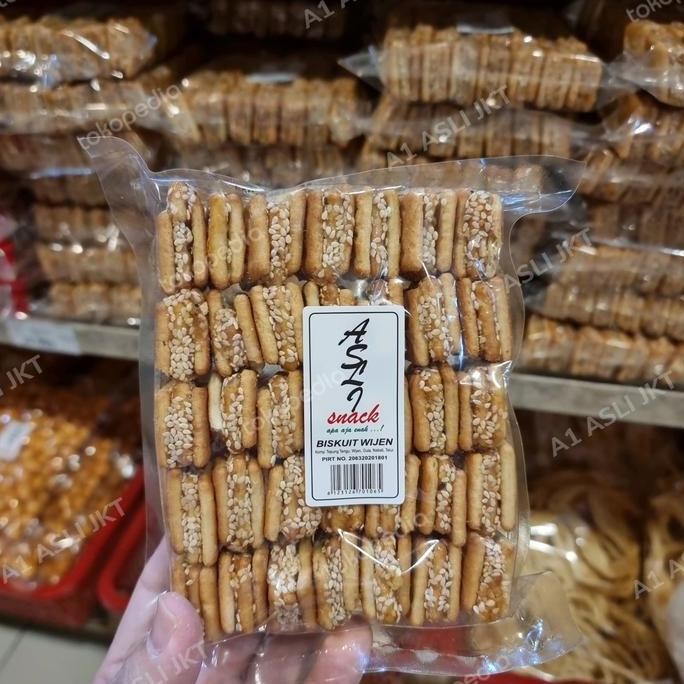 

Terlaris Asli Snack Kraker Sandwich Wijen