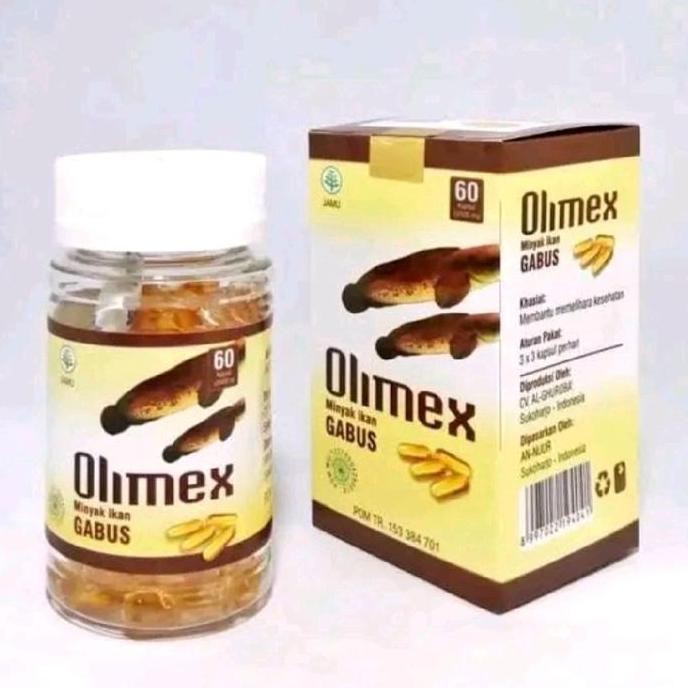 

Terlaris Olimex Asli Extra Ikan Gabus Isi 60 Kapsul Herbal Vitamin Kesehatan Solusi Untuk Mengeringkan Bekas Luka Pasca Oprasi.Bpom Minyak Kapsulo Limex