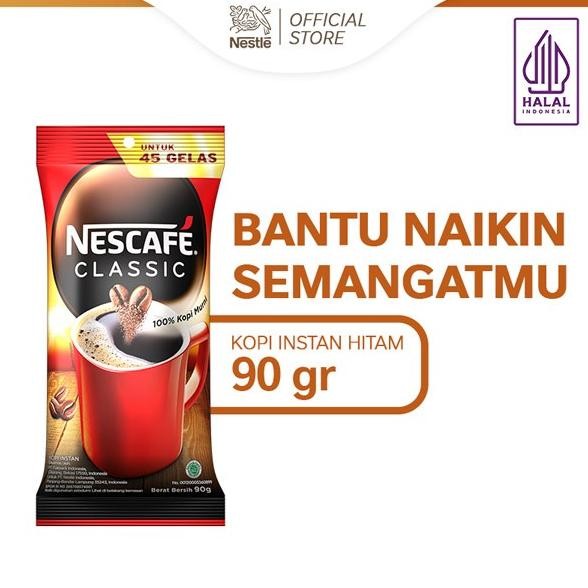 

NESCAFE CLASSIC Kopi Instan Sachet Bag 90gr AST nUg