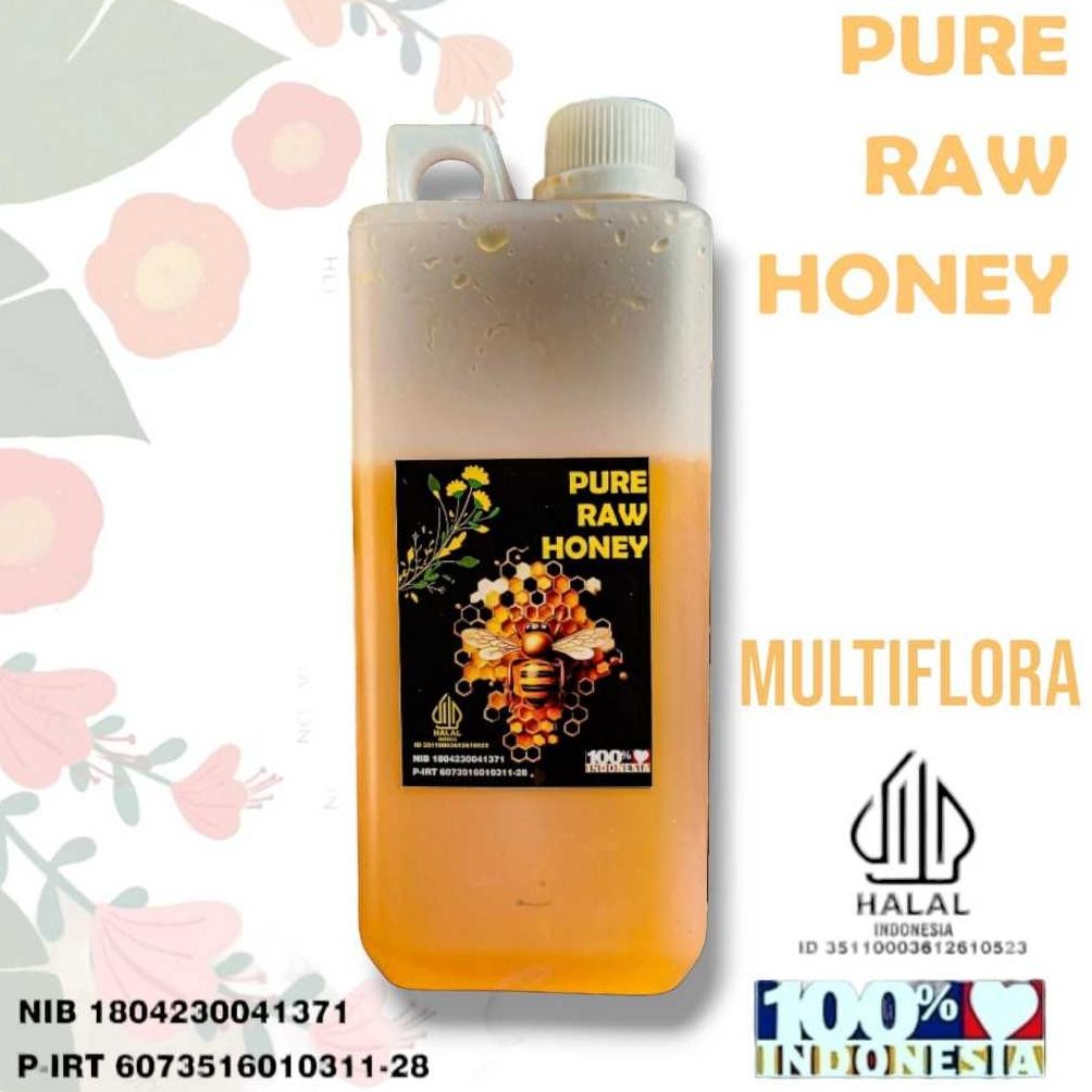

[GROSIR] Madu Murni Asli Madu Multiflora 1 Kg - Raw Honey AST nUg