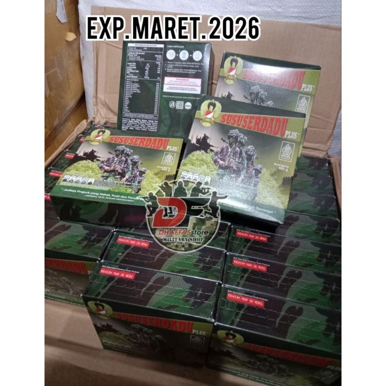 

100% ASLI SUSU SERDADU PLUS JATAH PEMBAGIAN TNI. EXP MARET 2026.SUSU SERDADU PLUS. SUSU SERDADU PLUS TNI. SUSU TNI. SUSU TINGGI KALSIUM. SUSU PENINGGI BADAN nUg