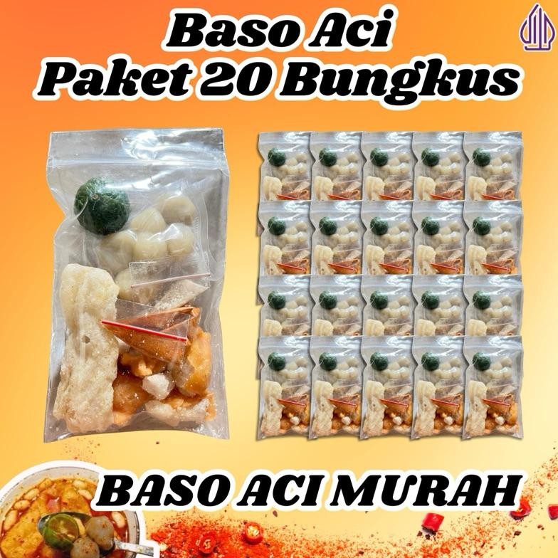 

Paket Hemat Baso Aci 20 Bungkus / Baso Aci / Baso Aci 20 Bungkus nUg