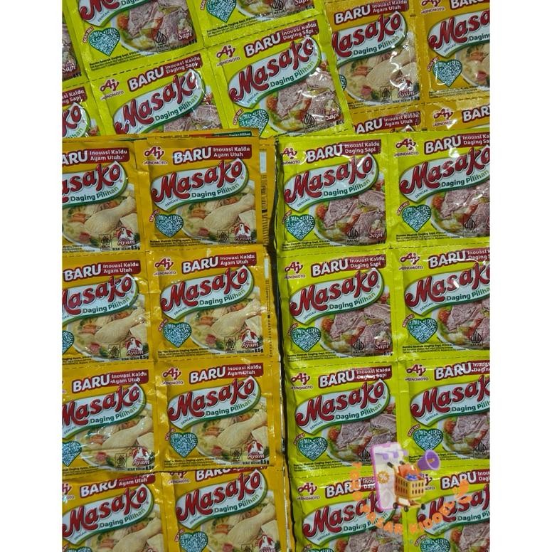 

(72 PCS) Masako Bumbu Kaldu Penyedap Rasa Ayam dan Sapi Kemasan 8.5g Masako Renteng Ayam dan Sapi 500 Isi 6 Renteng nUg