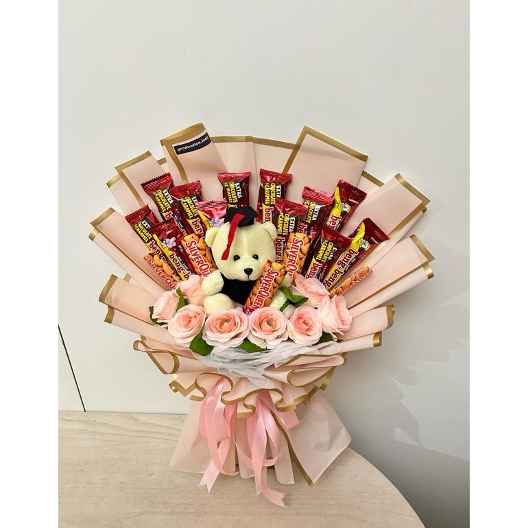 

Buket coklat silverqueen bengbeng cadburry nUg