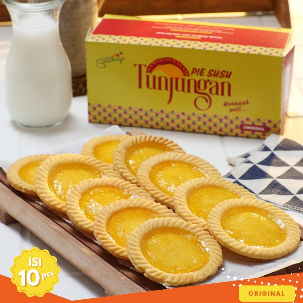 

PIE SUSU TUNJUNGAN ORIGINAL isi 10 pcs oleh oleh khas Surabaya nUg
