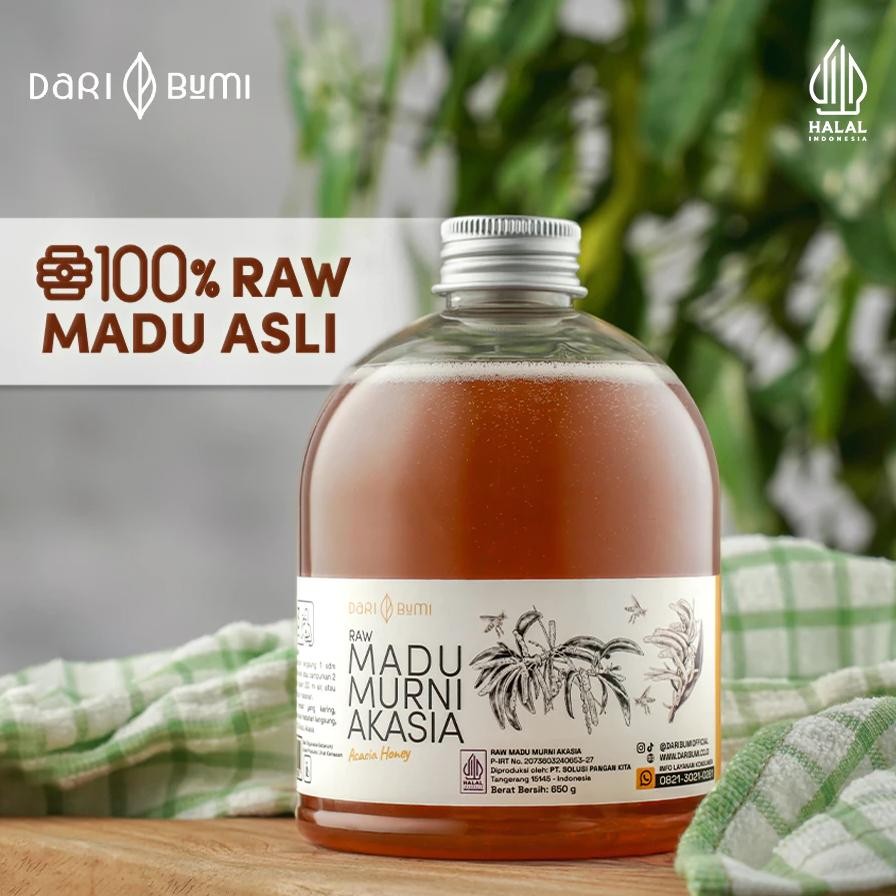 

[Dari Bumi][Surabaya] Madu Murni Akasia Raw Honey Asli Premium Madu Hutan Madu Maag Gerd Lambung AST nUg