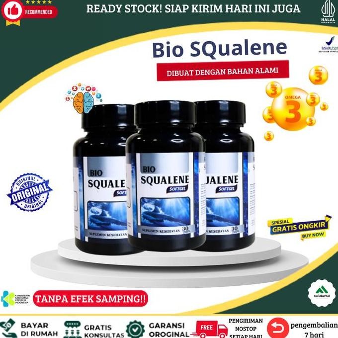 

Terlaris Bio Squalene Softgel Omega3 Vitamin Minyak Hati Ikan Untuk Otak Pintar