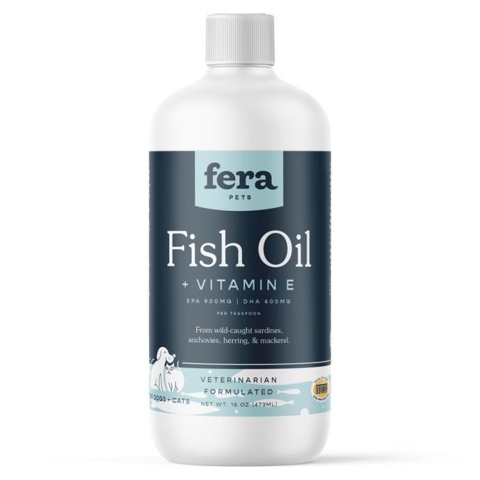 Terlaris Fera Pet Organics Fish Oil Vitamin E Minyak Ikan Dog Supplement