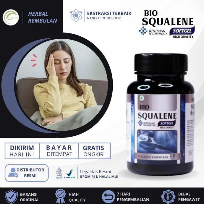 

Terlaris Bio Squalene Untuk Vitamin Daya Tahan Tubuh, Penguat Daya Tahan Tubuh, Atasi Mudah Lelah Badan Sakit Pegal Linu, Badan Lemas Mudah Sakit, Minyak Ikan Penguat Daya Tahan Tubuh, Badan Lemah Letih Lesu Imun Tubuh Lemah