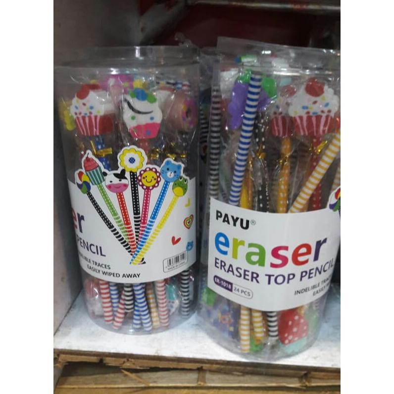 

RB Pensil Stip Penghapus Karakter Lucu Isi 24 Pcs