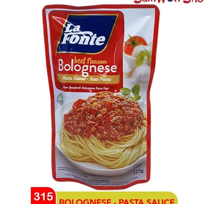 

La Fonte Bolognee Pata Auce 315 Gr Lafonte Au Ao Paghetti Macaroni Nt