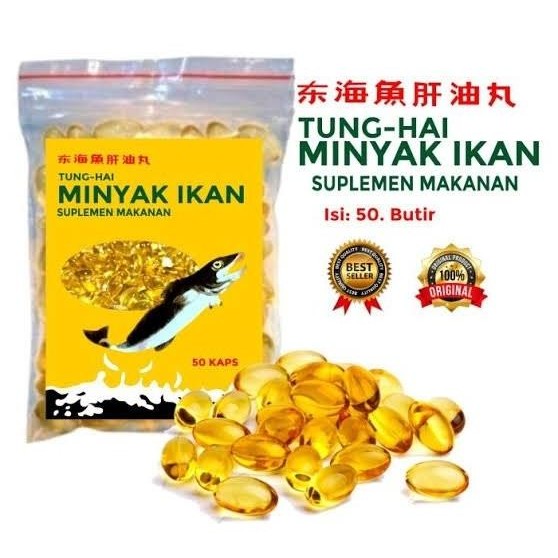 

Terlaris Minyak Ikan 500 Butir Tung Hai Bikin Sehat Dan Cerdas Vitamin Dha
