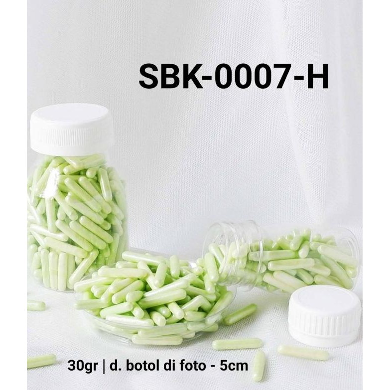 

=====] SBK-0007-H Sprinkles sprinkle sprinkel 30 gram kapsul meses hijau