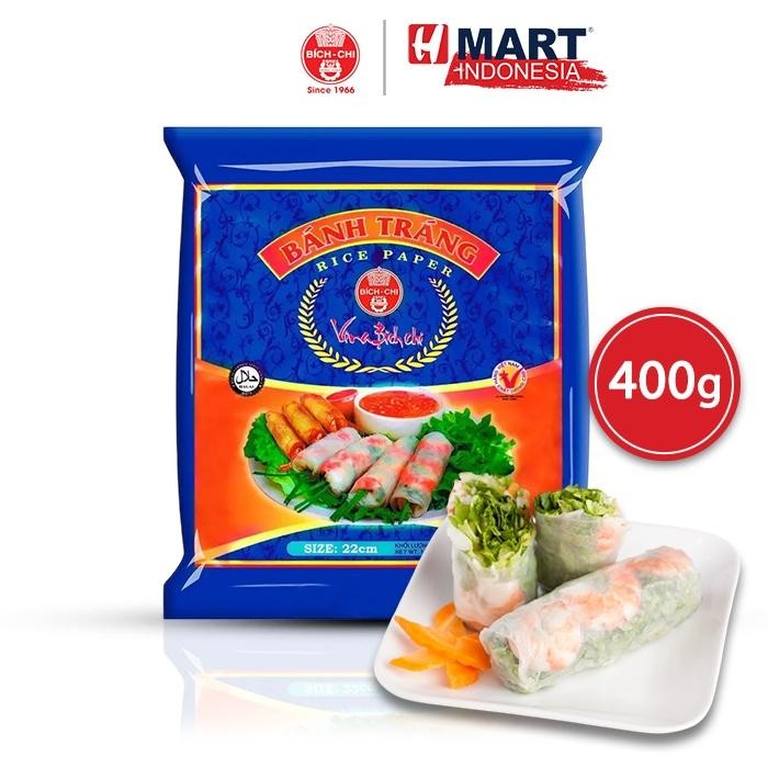 

NEW PRODUCT VINA BICH CHI BANH TRANG RICE PAPER ROUND 22CM - KULIT LUMPIA BULAT 400G NATURES TOUCH.