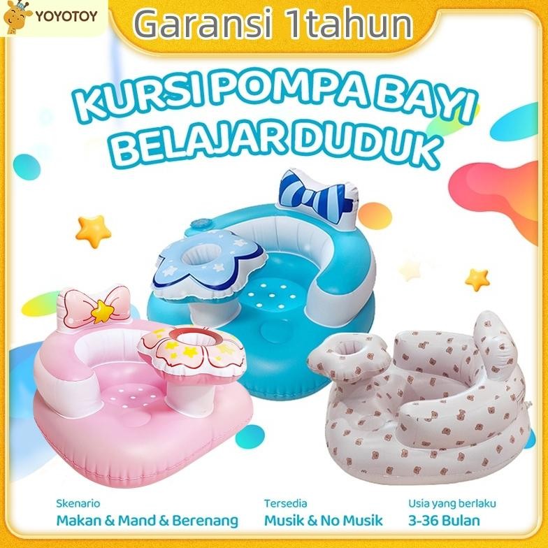 ''Terlaris" Kursi Sofa Bayi Belajar Duduk 6 Bulan Kursi Makan Bayi / Balon Duduk BayiPompa Udara Int