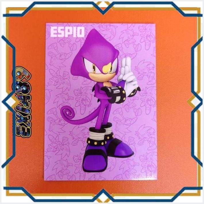 [exi] sonic the hedgehog official trading card collection 44 - espio (let's roll)