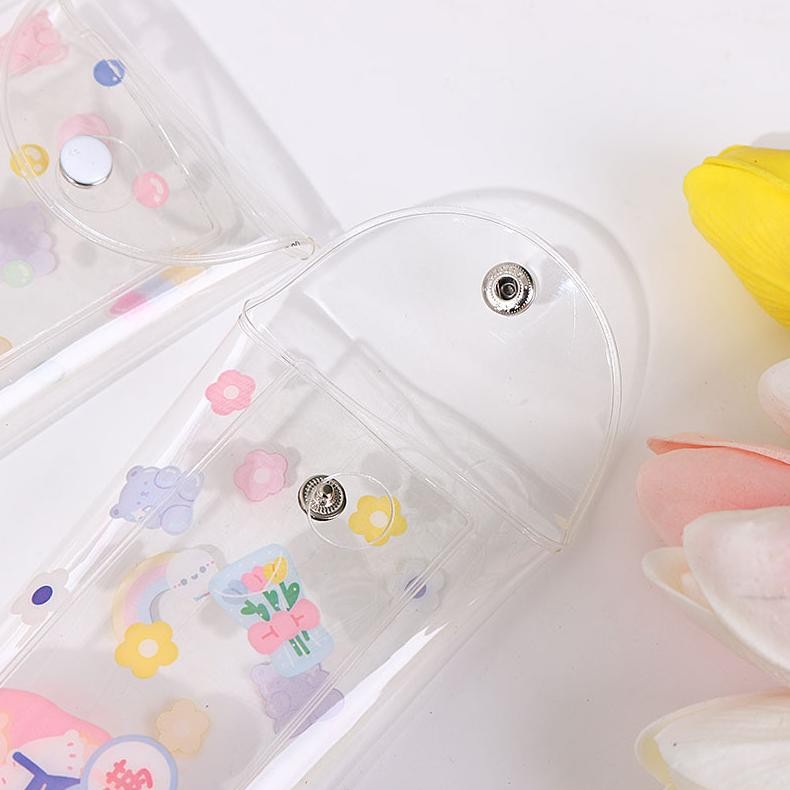 

Fx-23 Tas Penyimpanan Pouch Kosmetik Transparan Tas Make Up Transparan Pvc Bahan Mika Tempat Pensil Tempat Alat Tulis Pena Kartun Lucu S1334