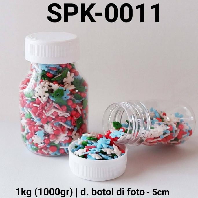 

<<<<<] SPK-0011 Sprinkles sprinkle sprinkel 1kg 1 kg snowflake meses natal
