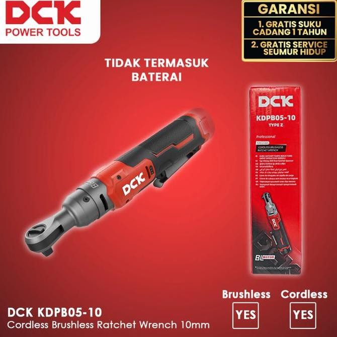 ] Kunci Rachet Baterai - DCK KDPB05-10 Cordless Brushless Rachet Wrench KDPB 05 10