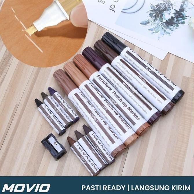 

Movio Furniture Maker Spidol Kayu Cat Kayu Penghilang Goresan Furnitur