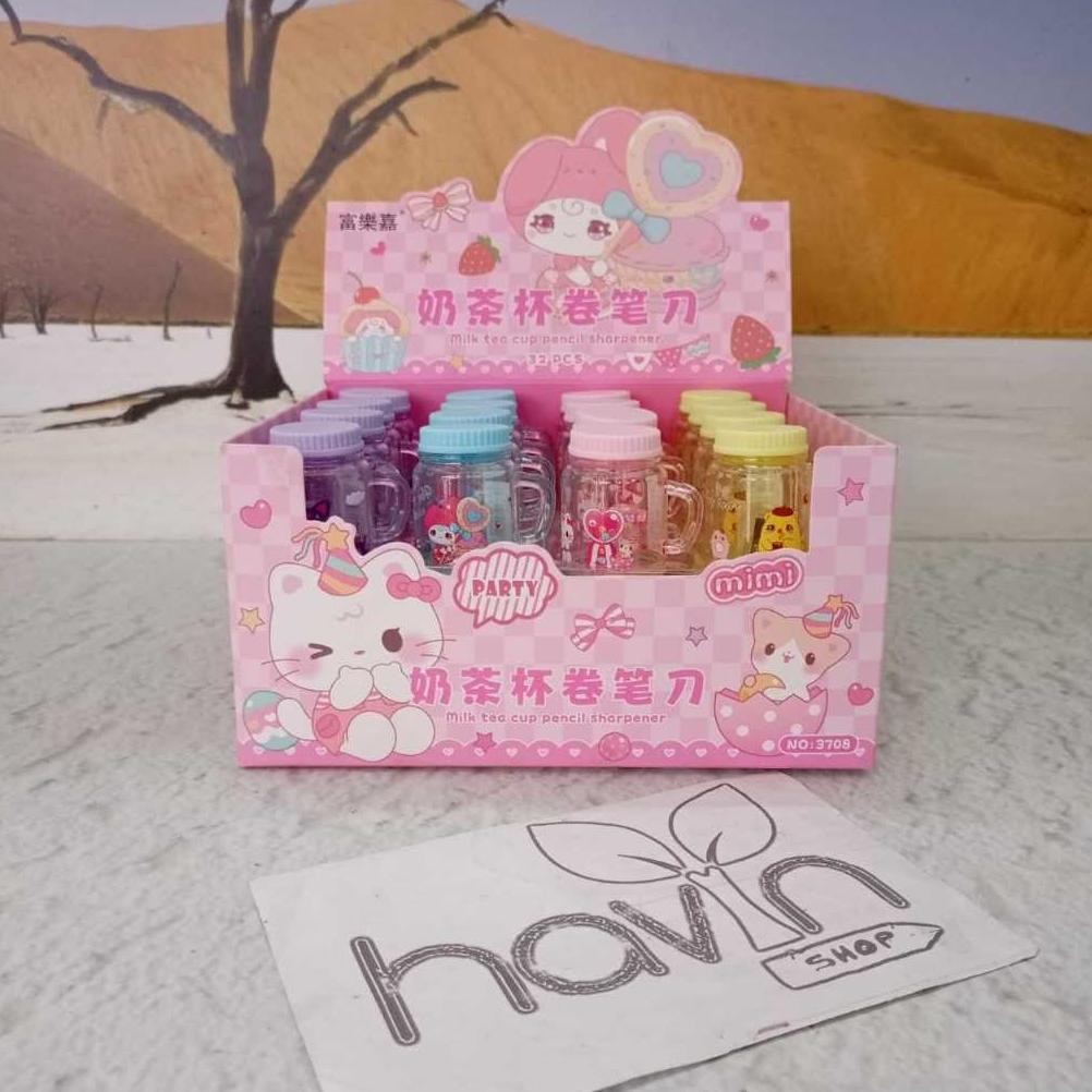 

''Terlaris" (1 Pc ) Serutan Orotan Rautan Sharperner Sanrio Gelas Murah