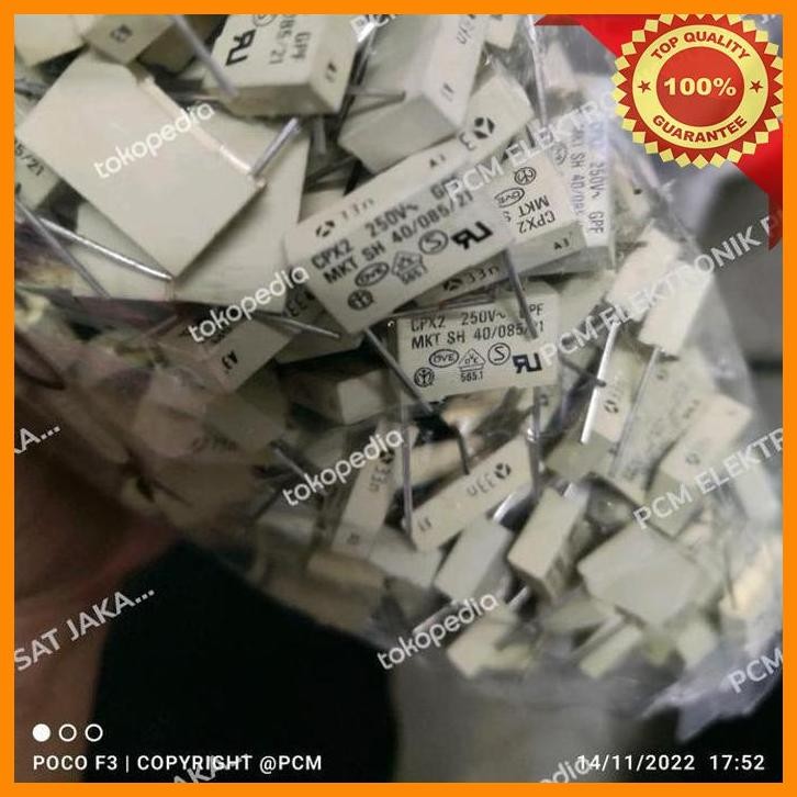 [PEP] GROSIR KAPASITOR MKT MKP KOTAK 33NF 33 NF 333 0.033UF 250V 250VOLT