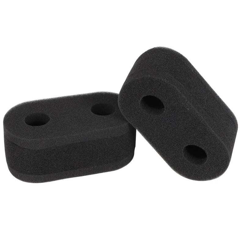 2 X Foam Carb Sock Air Filters Double Fit For Trumpet Weber Dcoe Dellorto Jenvey