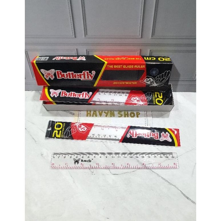

''Terlaris" Penggaris/Garisan/Ruler/30Cm/20Cm/Butterfly Murah