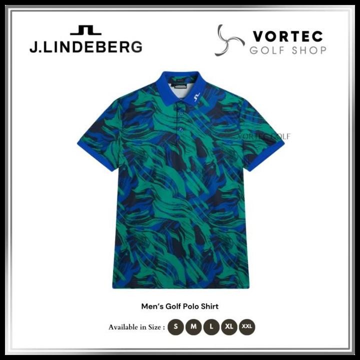 Terlaris Jl Printed Men Golf Shirt Kaos Golf Polyester Dryfit Good Quality