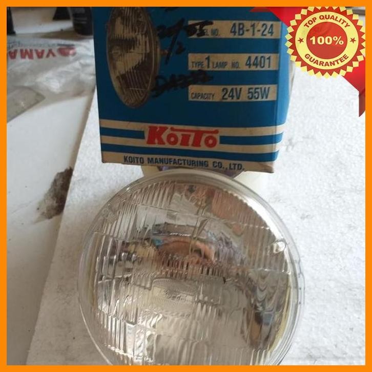 [tam] sealed beam 24v 55w 4401 kaki 2 mitsubishi fe ps100 koito japan