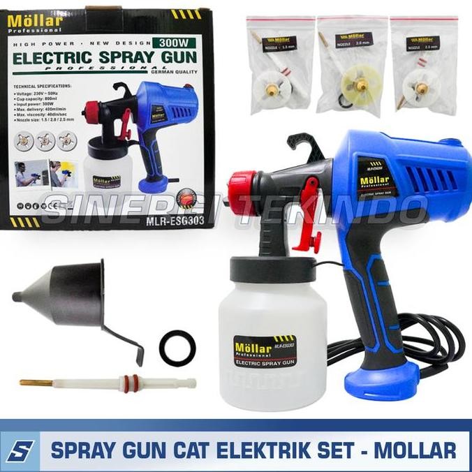 >*>*>*>*] Mesin Spraygun Cat Elektrik Semprot Cat Minyak - MOLLAR Spray Gun