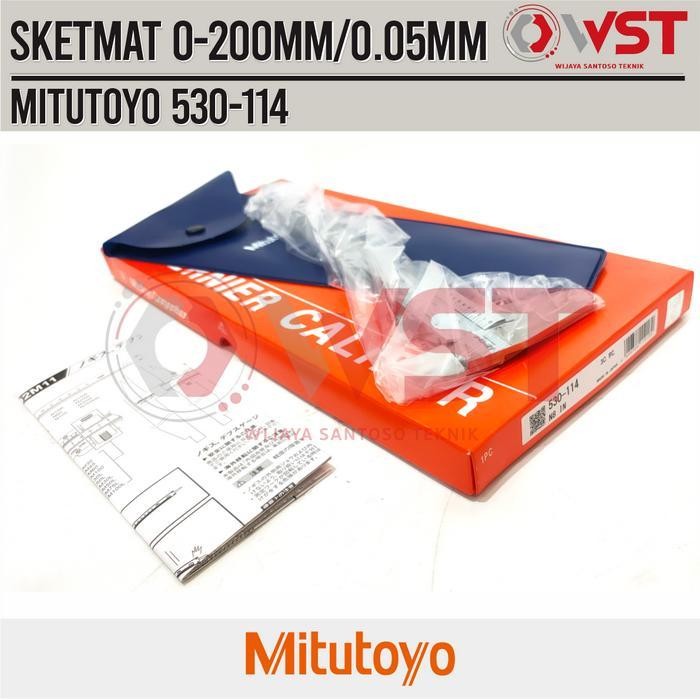 

Mitutoyo Sketmat / Jangka Sorong 8" (530-114) Original Dan Terpercaya