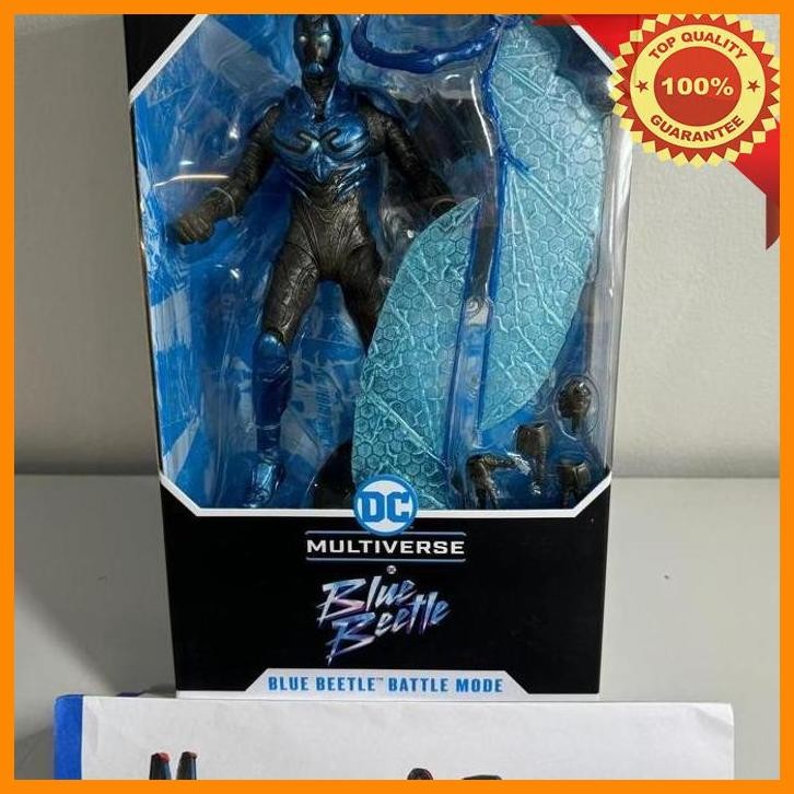 [MOT] MCFARLANE DC MULTIVERSE BLUE BEETLE BATTLE MODE ( BLUE BEETLE ) - READY STOCK